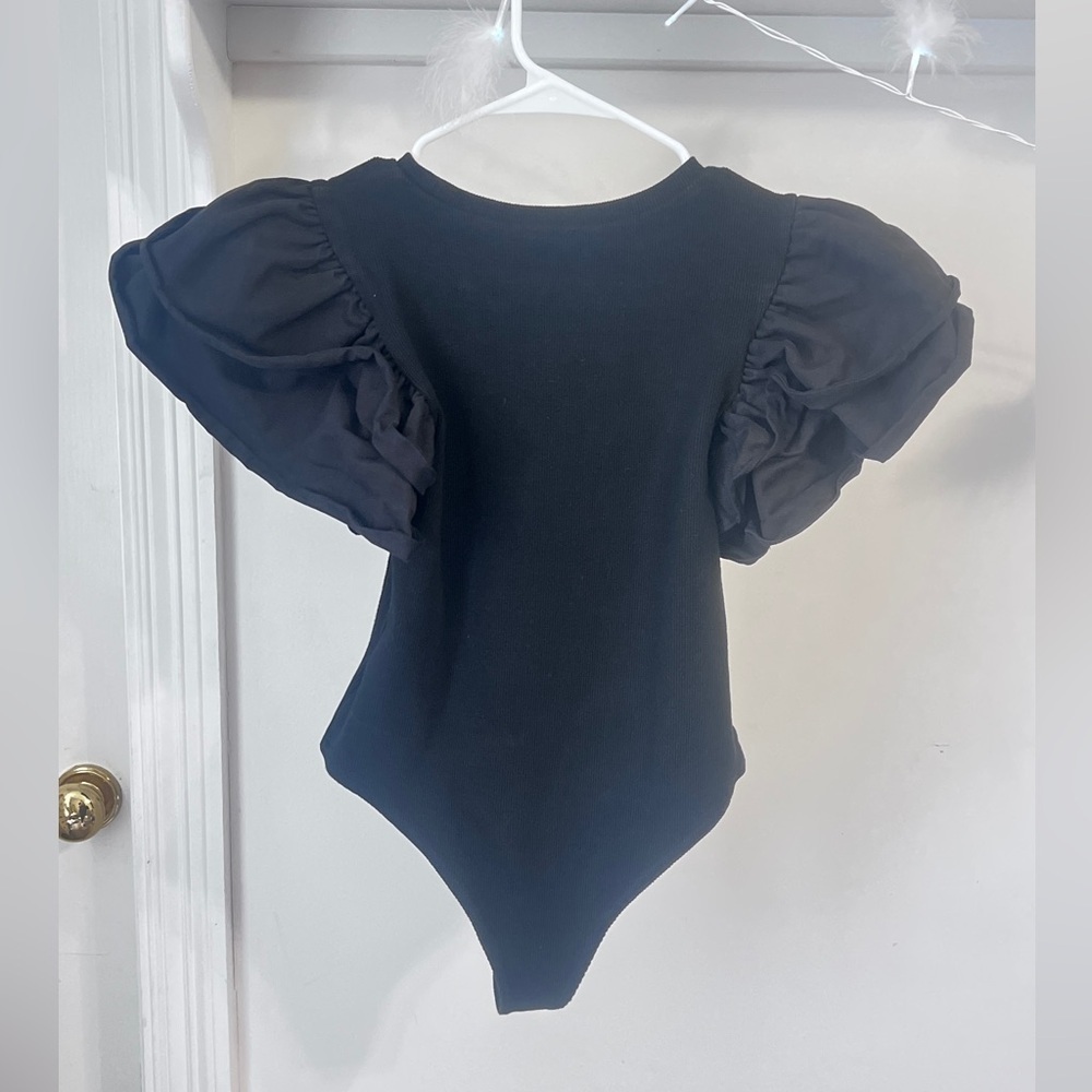 FINAL PRICE Fore Black Bodysuit